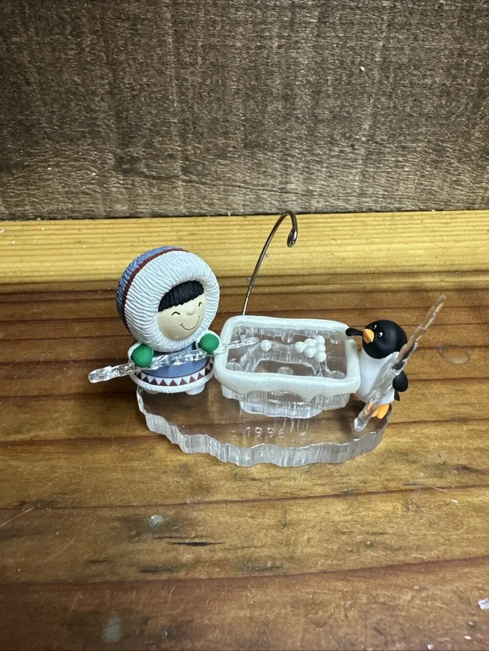 Frosty Friends Series - Eskimo Playing Pool #17 - Hallmark Keepsake Ornament